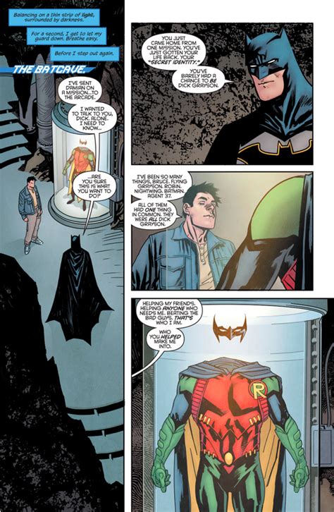 Dick Grayson Returns As Nightwing Nightwing Rebirth Comicnewbies