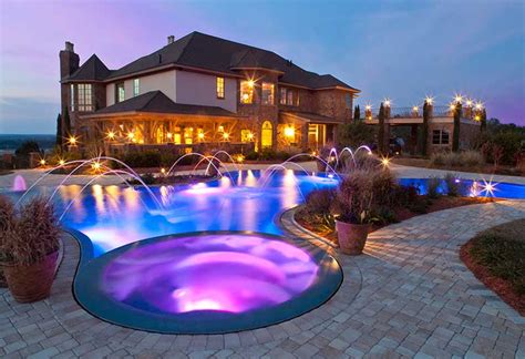 50 Best Ideas For Coloring Big Houses With Pools