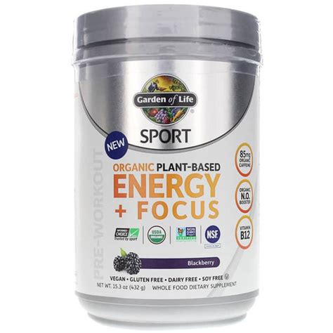 Organic cognivia™ sage (leaf) extract, organic neurofactor™ [whole coffee memory & focus for young adults. Organic Plant-Based Energy + Focus, Garden of Life Sport