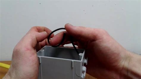 How To Fold Wires Into An Electrical Box Youtube