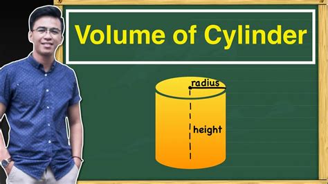 Volume Of Cylinder Solid Figures Mathteachergon Youtube