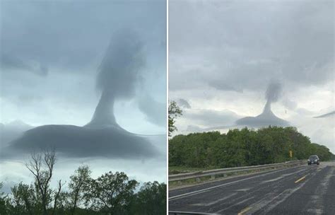 Strange Cloud Formation In Wisconsin Baffles Meteorologists Strange