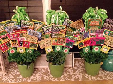 Pin by Lottery on St Patrick's Day | Raffle baskets, Lottery ticket bouquet, Lottery ticket gift