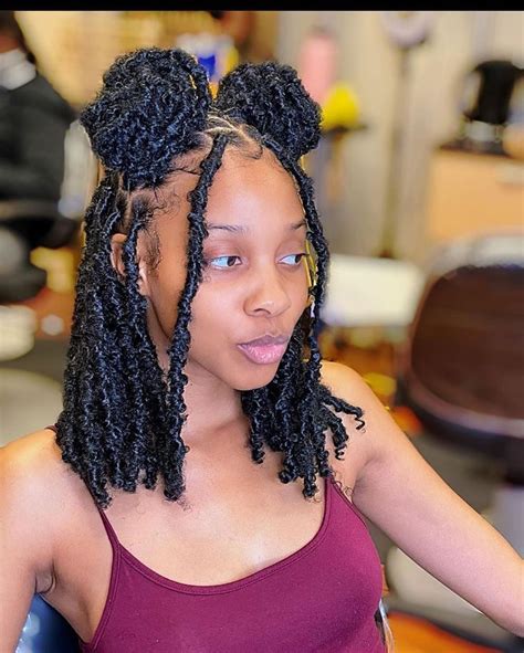 Butterfly Locs Distressed Bob Locs 12 Inches Natural Hair Styles