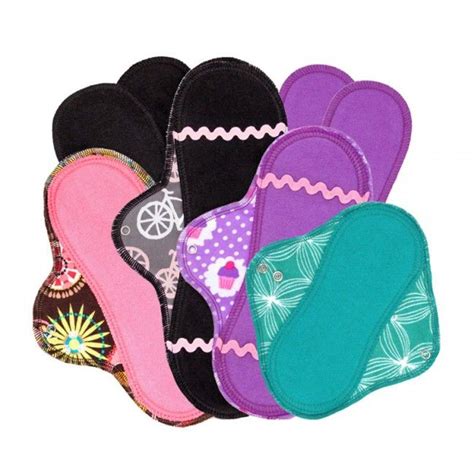 Pads And Pantyliners Intro Kit Cloth Pads Reusable Pad Washable Pads