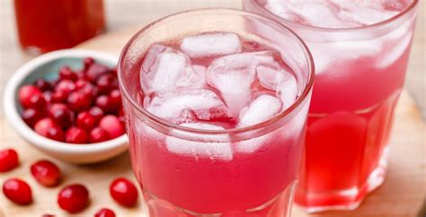 Homemade Sparkling Cranberry Juice Drink For Vibrant Health Healthy Substitute