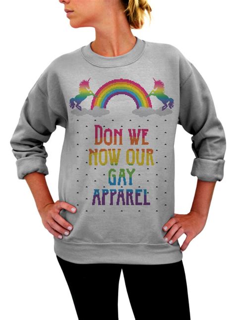 unisex don we now our gay apparel crew neck sweatshirt gay etsy