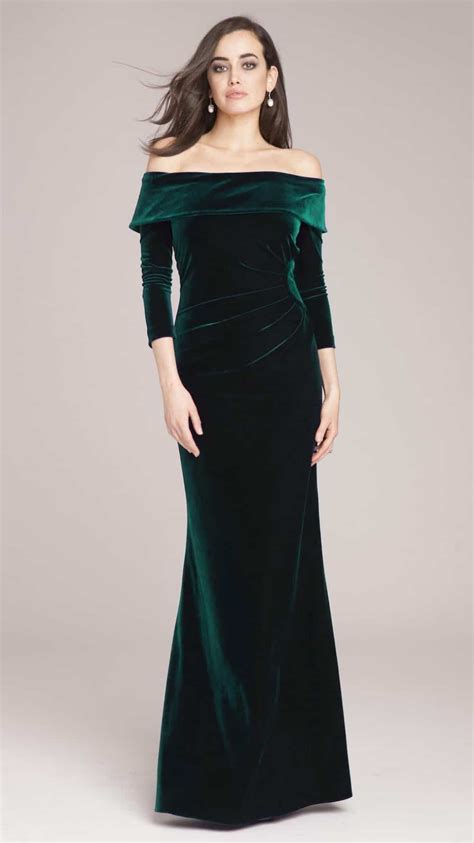 Green Mother Of The Bride Dresses Dress For The Wedding Long Sleeve