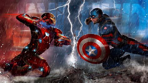 Captain America 3 Civil War Marvel Superhero Action Fighting