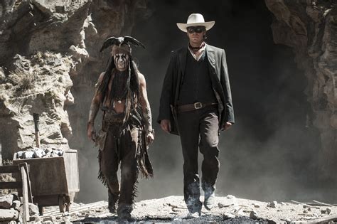 The Lone Ranger 2013 Film Johnny Depp Men Armie Hammer