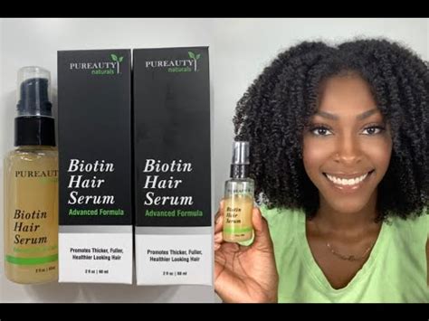 They help your hairstyles last longer, add shine, volume, texture, and protect your hair from heat. Biotin Hair Serum | PUREAUTY NATURALS 🌱 - YouTube
