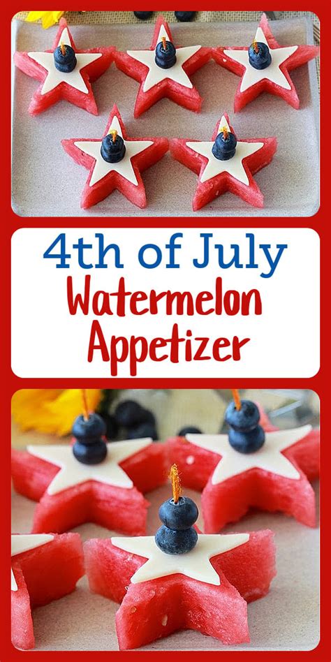 4th Of July Watermelon Appetizer Recipe Cooking With Ruthie