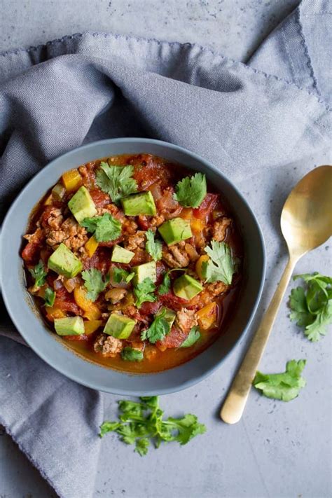 Instant Pot Turkey Chili Wholesomelicious