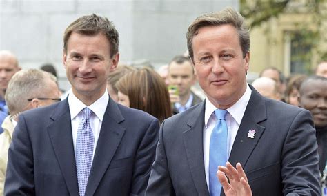 leveson inquiry david cameron knew jeremy hunt backed rupert murdoch s bskyb bid daily mail