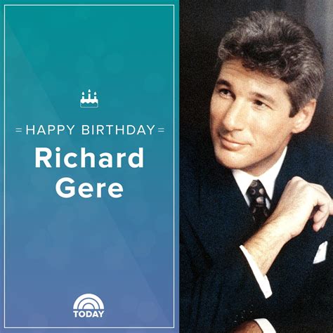 Richard Geres Birthday Celebration Happybdayto