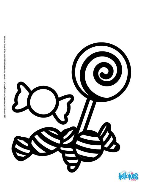 Download this free pack of halloween coloring pages for kids. Halloween Candy Coloring Pages at GetColorings.com | Free ...