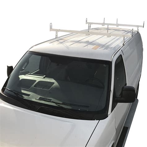 Cargo Van Ladder Rack Roof 500 Lb 2 Bars Contractor Chevy Dodge Rackpro