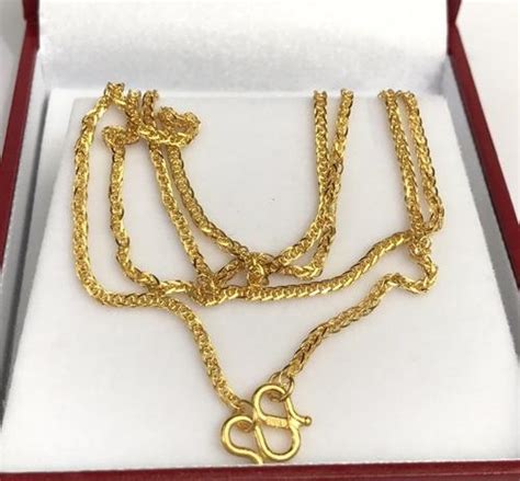 24kt Gold Chain Necklace