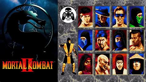 Mortal Kombat 2 Segagenesis прохождение Scorpion 60fps Youtube