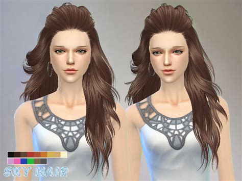 The Sims Resource Skysims Hair 227 Sims4