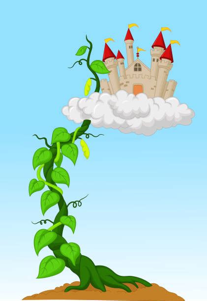 60 Cartoon Of Beanstalk Stock Photos Pictures And Royalty Free Images
