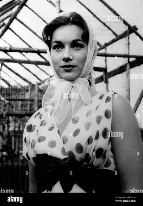 Shirley Anne Field British Actress Stock Photo Alamy