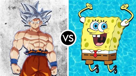 Mui Goku Vs Spongebob Squarepants Death Battle Youtube