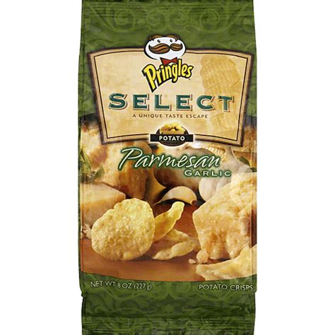 Pringles Select Potato Crisps Parmesan Garlic Snacks Chips And Dips