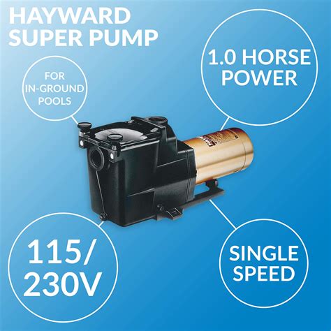 Buy Hayward W3sp2607x10 Super Pump Pool Pump 1 Hp Online At Desertcart