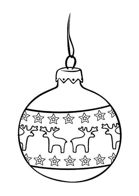 Christmas Decoration Coloring Pages To Download And Print For Free