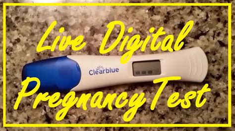 Live Pregnancy Test In Real Time Clearblue Digital Cycle 3 Ttc 1