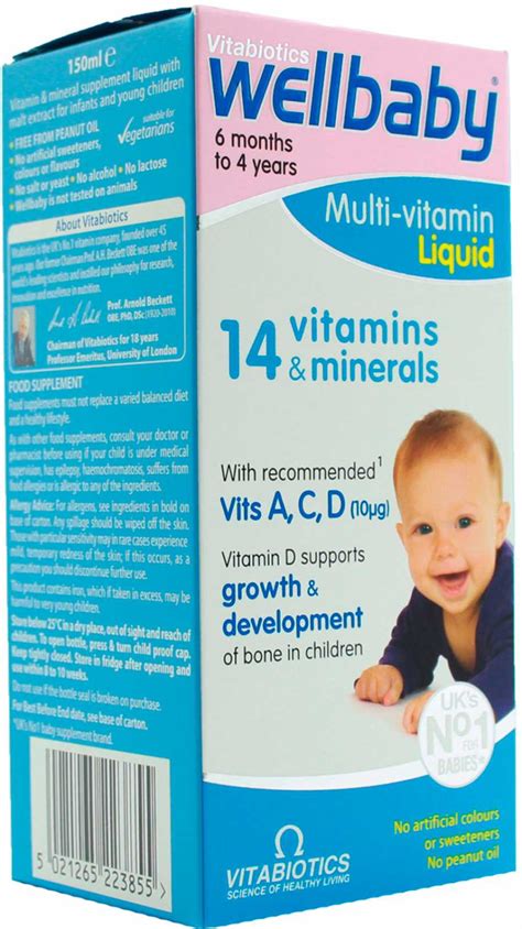 Wellkid Baby Multivitamin Liquid By Vitabiotics At Zumub