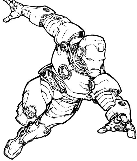 Generic Superhero Coloring Pages Coloring Pages