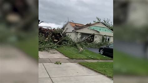 Video Shows Tornado Aftermath In Chicago Area