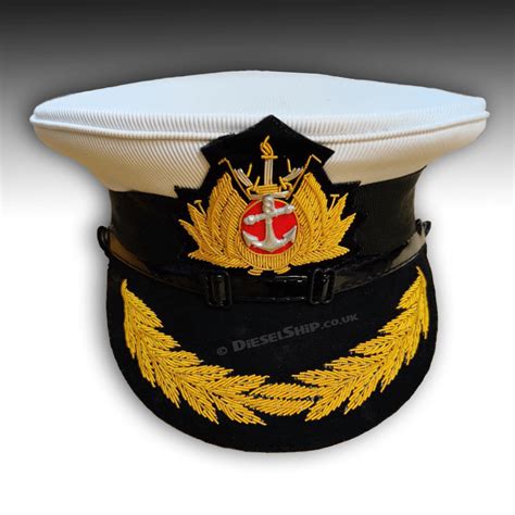 Merchant Navy Peak Cap For Masters Dieselship Uk