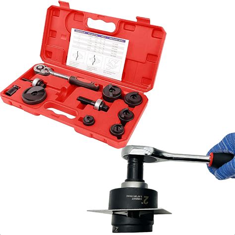 Ibosad Manual Knockout Hole Punch Driver Kit 12 To 2 Inch Electrical