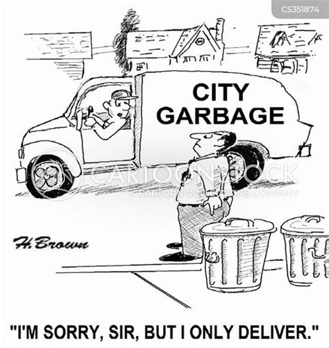 Garbage Trucks Cartoons And Comics Funny Pictures From Cartoonstock