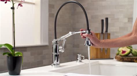 Shop exclusive offers on brizo kitchen & bath faucets, tub & shower faucets, bath & cabinet hardware, and more, in a variety of options. The Articulating Kitchen Faucet by Brizo® - YouTube