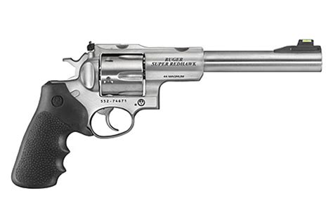 Ruger Super Redhawk 44 Rem Mag Stainless Double Action Revolver