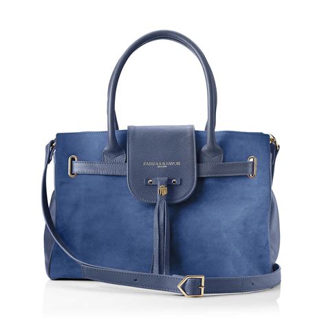 The Windsor Handbag Royal Blue Hand Made Using Exceptional Quality