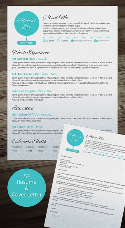 Land your dream job with free resume and cover letter templates from office. Clean Resume Template with Cover Letter - Fancy Resumes