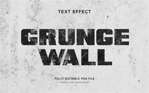 Premium Psd Grunge Text Effect