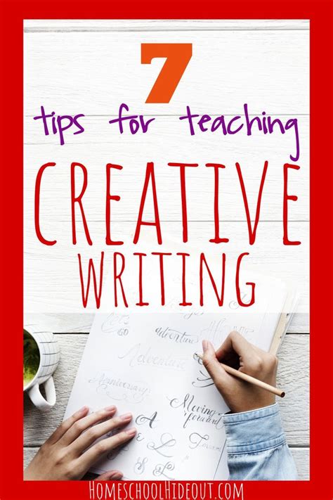 7 Tips For Teaching Creative Writing Teaching Creative Writing
