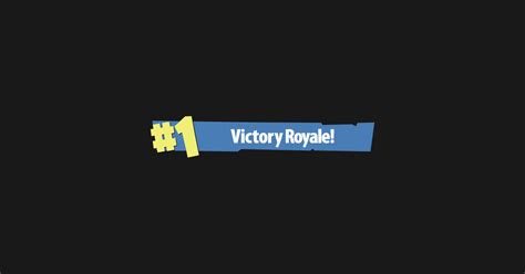 This download also gives you a path to purchase the. Victory Royale - Fortnite - T-Shirt | TeePublic