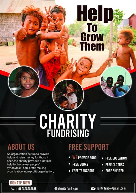 Charity Flyer Free Psd