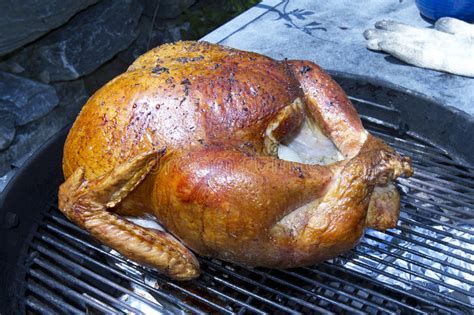 whole turkey roasting on grill stock image image of turkey poultry 33486703