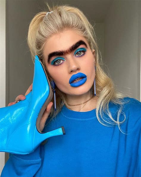 Unibrow Model Sophia Hadjipanteli Stole The Show At London Fashion Week