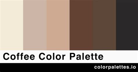 Coffee Color Palette