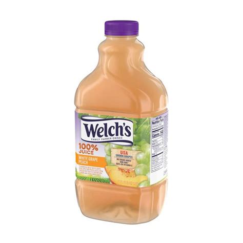 Welchs 100 White Grape Peach Juice Hy Vee Aisles Online Grocery