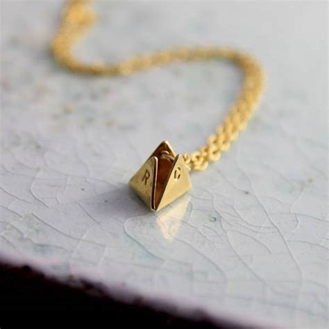 Personalised Initial Prism Necklace By Posh Totty Designs